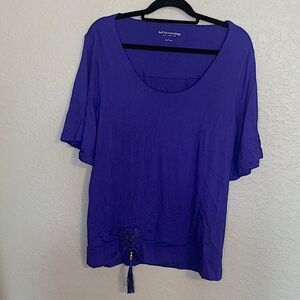 Soft Surroundings Purple top size L